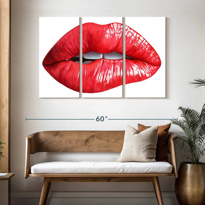 Shuttleworth Lip Biting, 32" H x 50" W