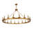 Armistead 18 - Light Wagon Wheel Chandelier-179171096