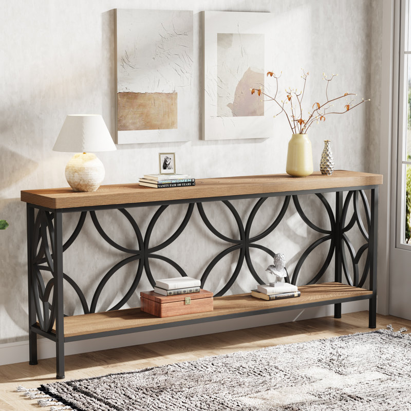 Console Laquaysha 70,86, Marron clair
