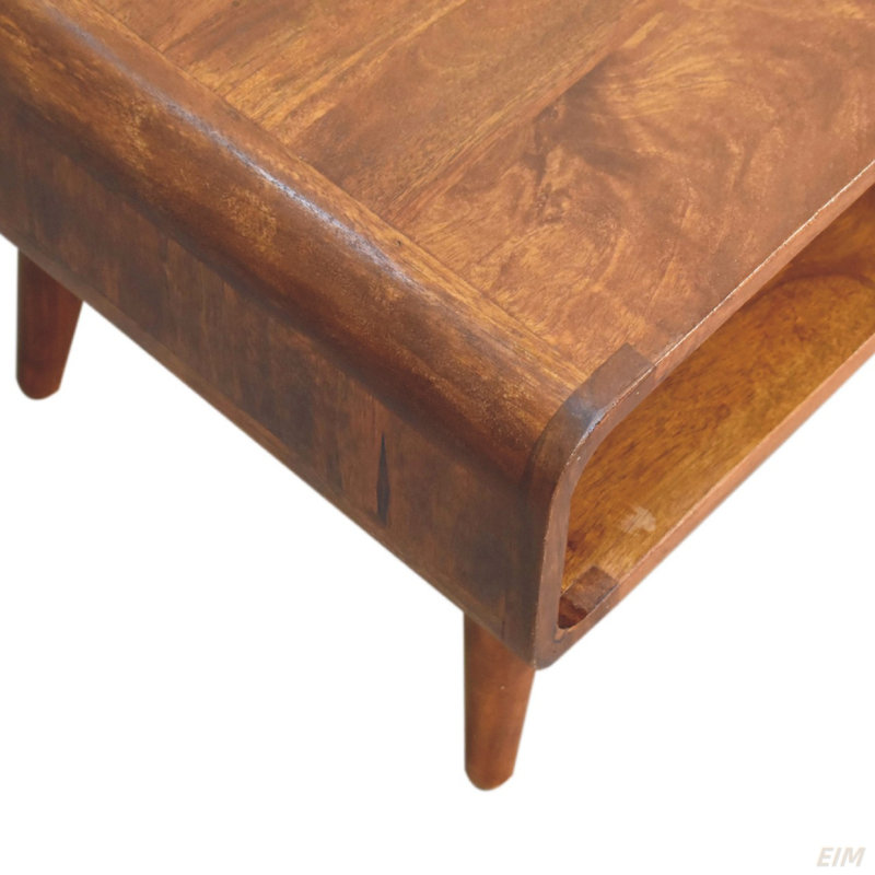Meuble audio-vidéo en bois massif Artisan Furniture, Châtaigne