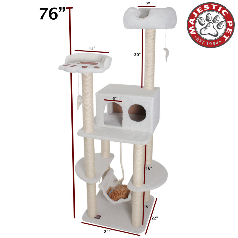 Arbre à chat 76" bungalow sherpa