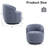 Genece Upholstered Swivel Accent Chair-62612552