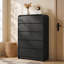 Ensemble de chambre à coucher 4 pièces 4 pièces, commode double à 6 tiroirs l 47,24 po et commode à 5 tiroirs l 29,5 po-131237870
