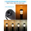 Éclairage de paysage 5W à DEL, basse tension, 12-24V CA / CC, IP65, bronze huilé, aluminium
