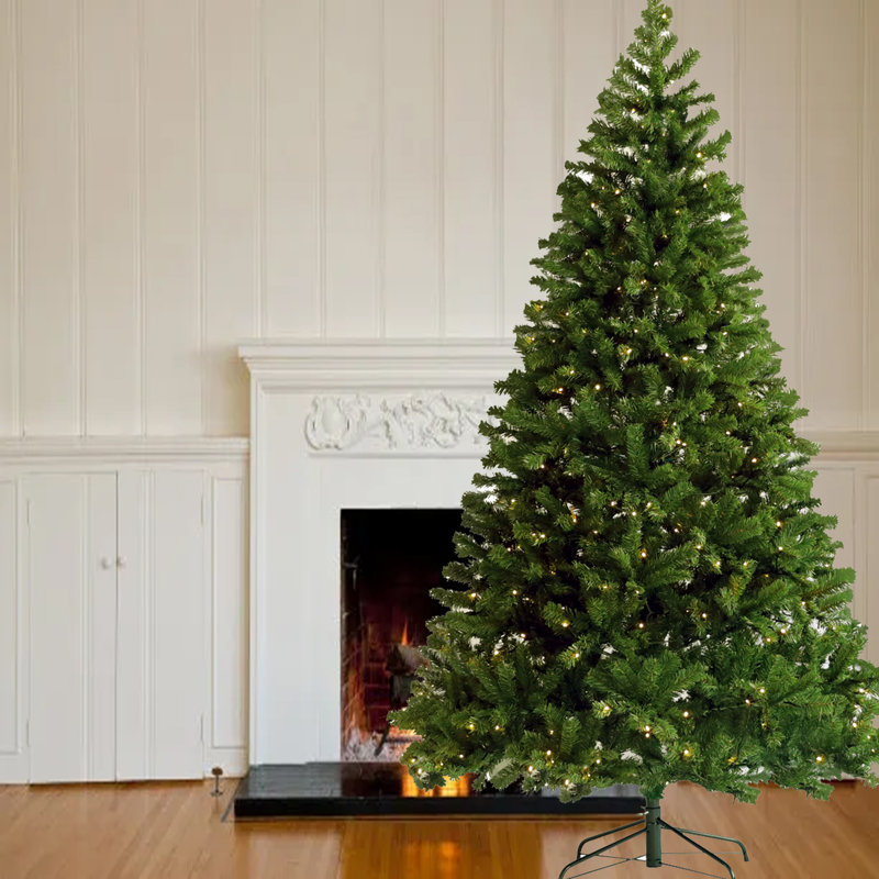 Sapin de Noël artificiel éclairé 6 pi Douglas - support inclus