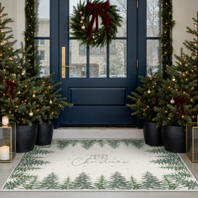 Paillasson tapis de Noël