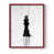 Red Single Picture Framed