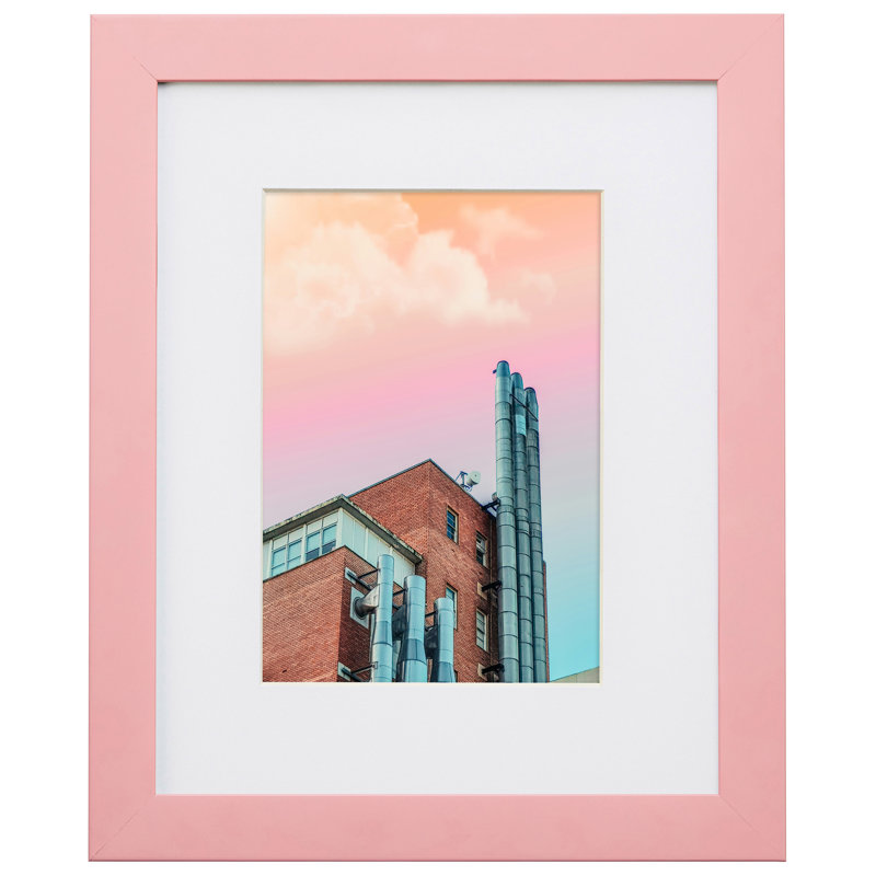 Cadre photo confetti 0,875 po Confetti, L 20 po x H 30 po avec passe-partout l 16 po x H 2, Rose clair