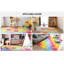  Tapis de jeu en mousse l 35,4 po x L 71 po, tapis de rampement, tapis de sol pour salle de jeux ou salle de sport pour bébé-113369790