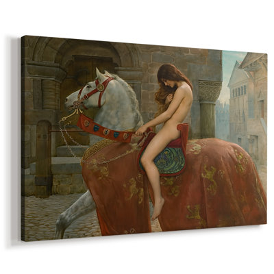 Lady Godiva-John Collier-Gallery Wrapped Canvas-1898