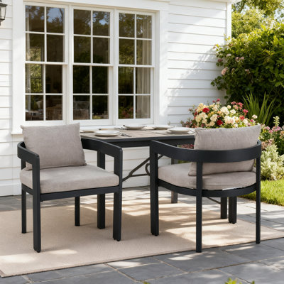 Elko Aluminum Dining Chair (Excluding The Table)