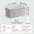 Deep Cycle Battery, 12V 200 AH, AGM Marine Rechargeable Battery