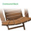 Ensemble de 6 chaises pliantes Durapatio Adirondack-1677347119