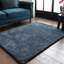 Tachiana Hand Tufted Shaggy Navy Area Rug-112143754