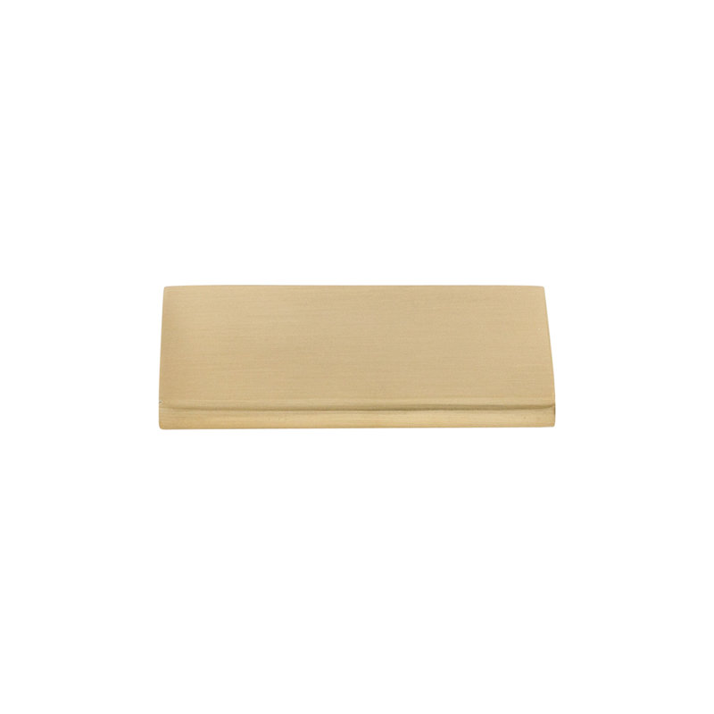 Europa Finger pull, Honey Bronze, 2" Center to Center