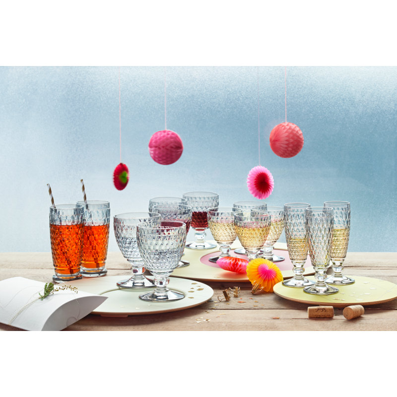 Villeroy & Boch Boston Double Old-Fashioned Glass, 11 oz, Blue