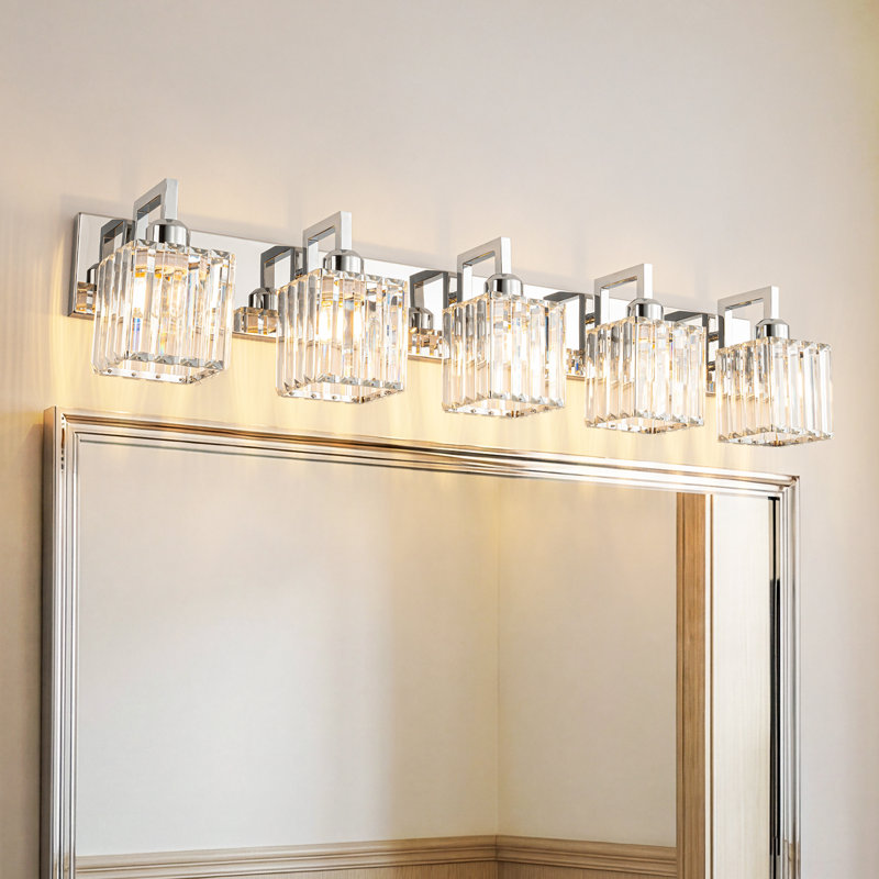 Kyneisha Vanity Light, Chrome, 5 Lights