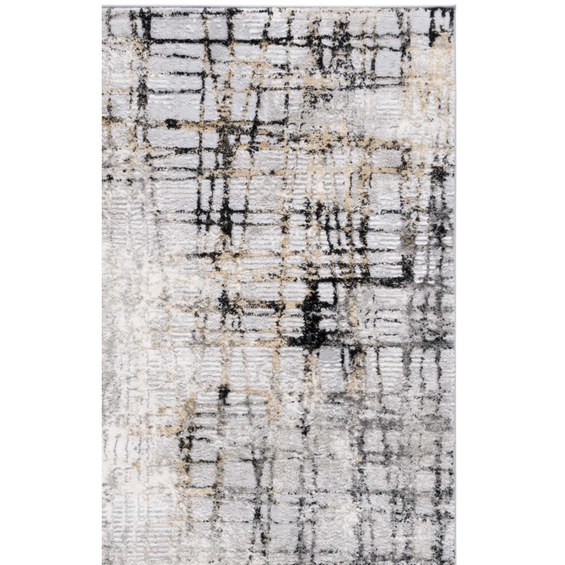 Meadow 500 Performance Abstract Rug, Square 6'7"
