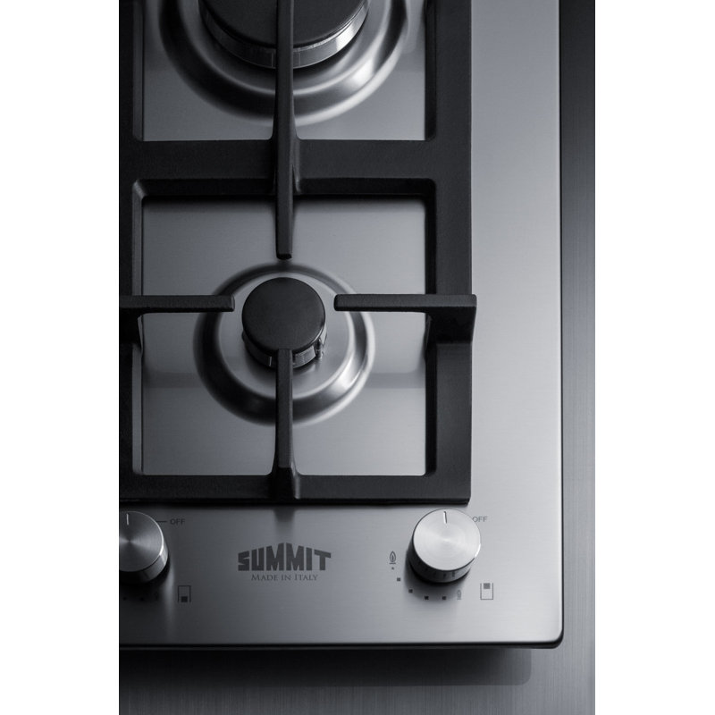 Summit Appliance Stainless Steel Gas 2 Burner Cooktop