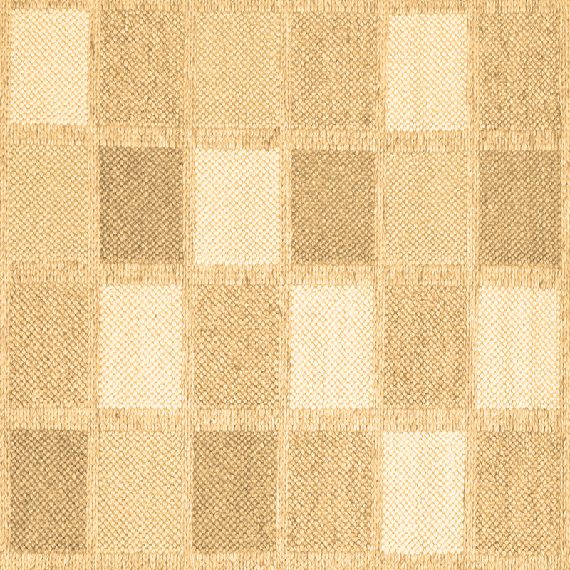 Tapis contemporains brun lavable à la machine 2569, Carré de 6 pi