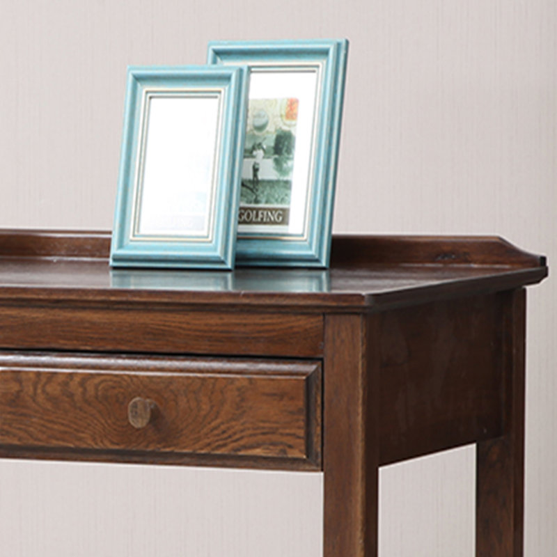 Bureau simple et pur en chêne massif