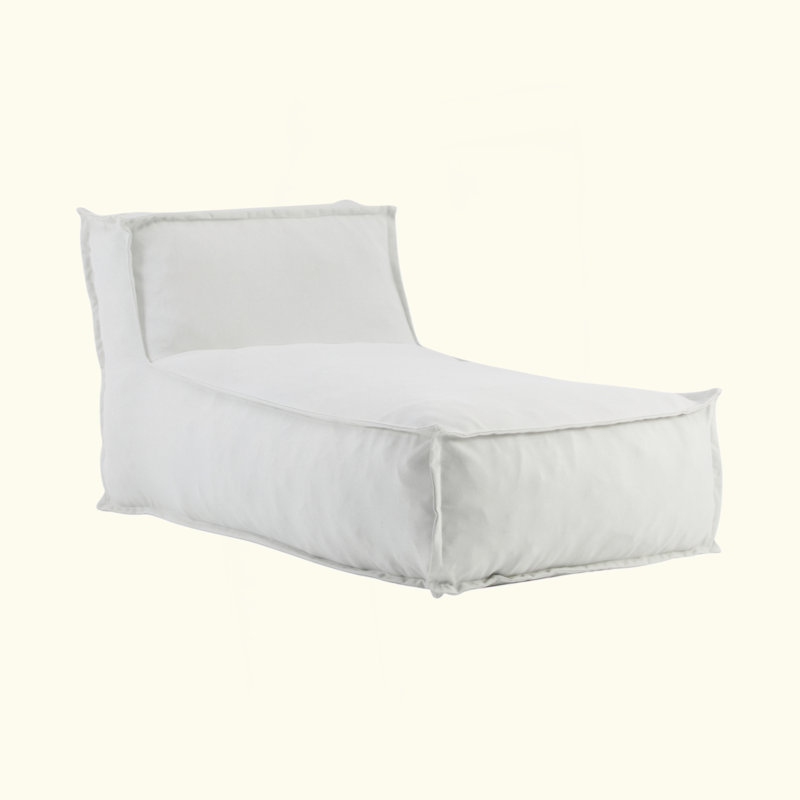 Fauteuil à billes d'extérieur, Polypropylène / oléfine gris clair