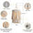 Handmade Boho Macrame Lamp Shade – Bohemian Plug-in Pendant Light with Cord
