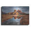 Art mural en métal luxueux «Cathedro Rock Reflection» par David Drost, 24 po x 16 po