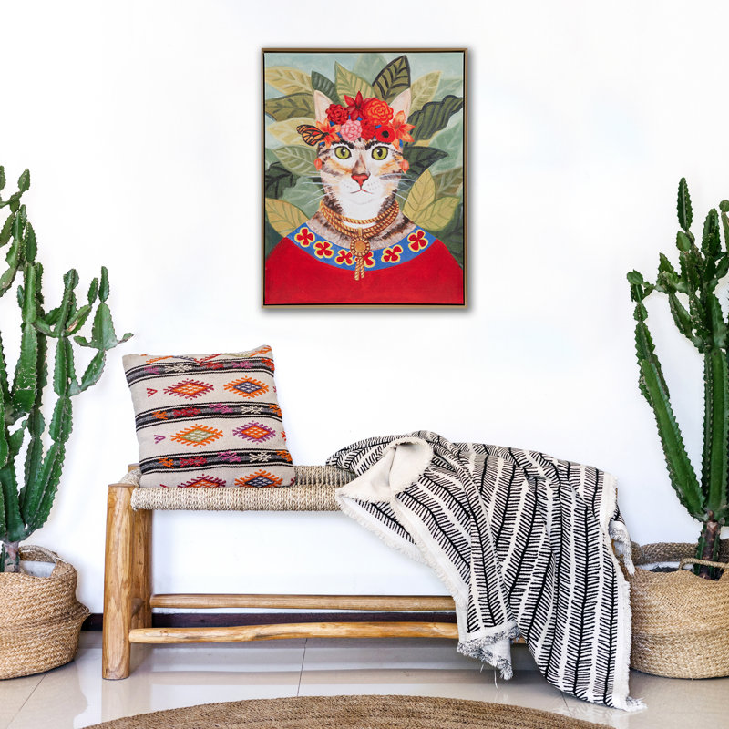 «Pet Portrait» l 16,5 po x H 20,5 po, art mural sur toile encadré
