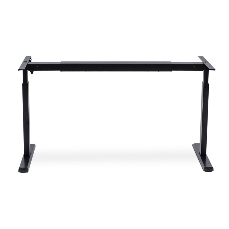 Mount-It! Height Adjustable Stand Up Desk with Manual Crank, Desk Frame Only for Home & Office