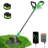 12Inch 20V String Trimmer, 4.0Ah Li-Ion Battery Powered Grass Cutter With Auto Line Feed, 2 In 1 Lawn Edger And Weed Trimmer With 2Pcs Grass Trimmer Spool Line