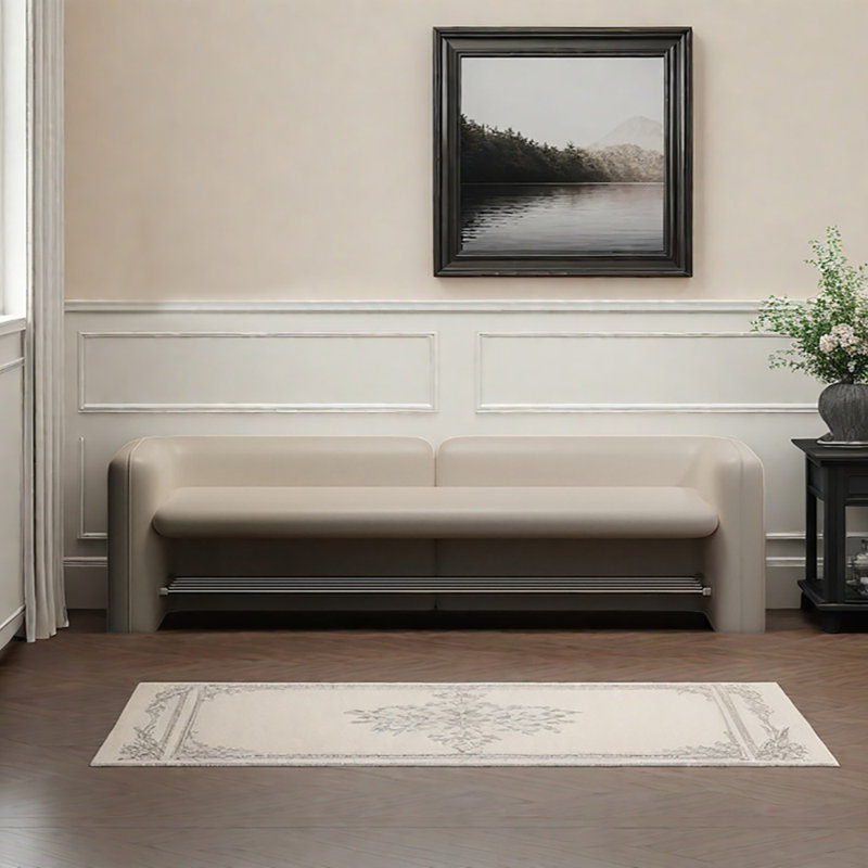 Banc de rangement pour tabouret 70,9 po, Beige