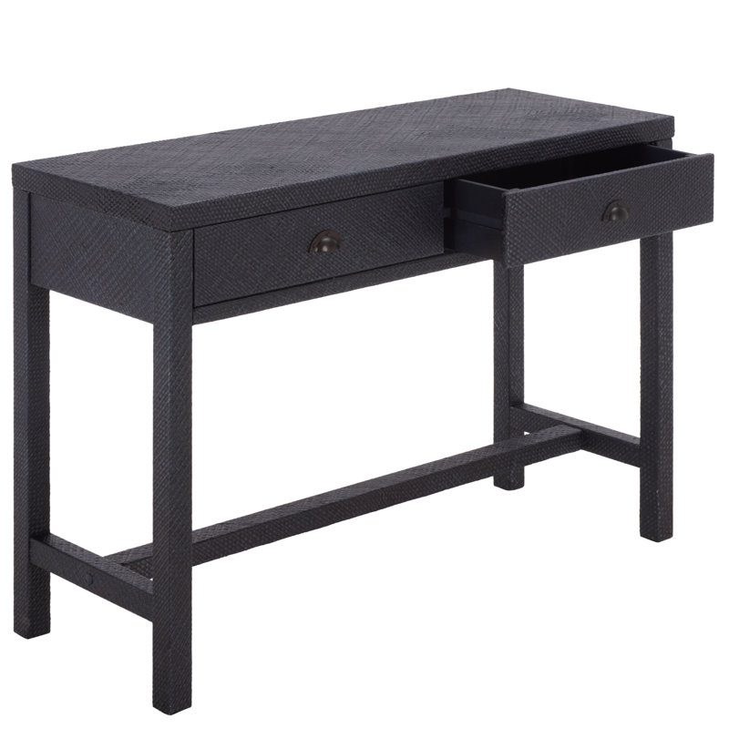 Bureau enveloppant à 2 tiroirs Finlay, Marine