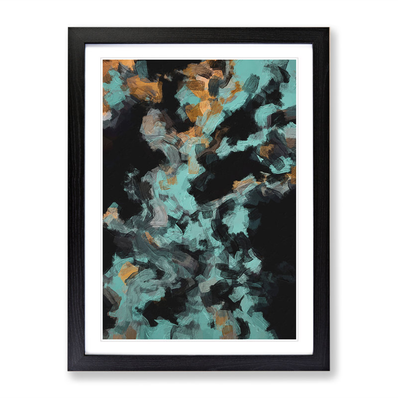 Beauty - Print, 66cm H x 48cm W x 2cm D, Black Framed, White