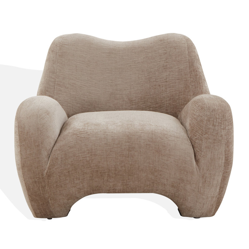 Randal Chenille Accent Chair, Beige