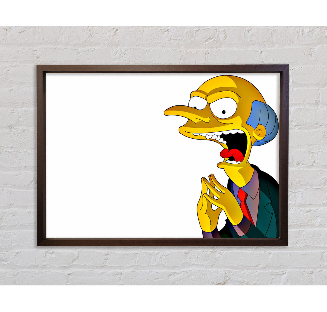 Die Simpsons Mr. Burns - Druck