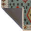 Tapis décoratif multicolore à motif frangé et à motif traditionnel-110042718