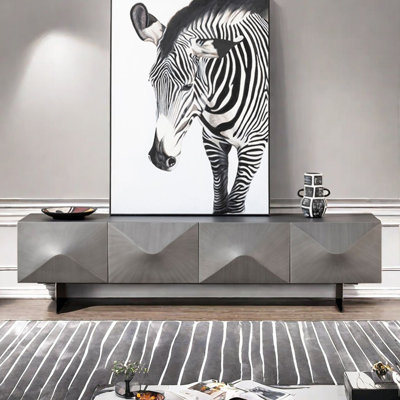 Modern high-end simple light luxury TV cabinet