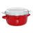 Symple Stuff Enamel on Steel Deep Fat Fryer with Glass Pyrex Lid-17985672