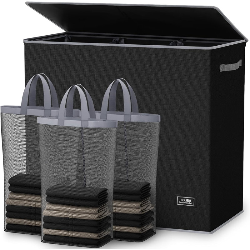 Fabric Laundry Hamper with Handles