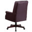 Fauteuil de bureau pivotant à dossier haut avec accoudoirs LeatherSoft-30774862