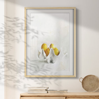 Citrons - impression encadrée