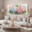 Hydrangea, reproduction d'art sur toile tendue sur toile, ensemble de 3-1586190177