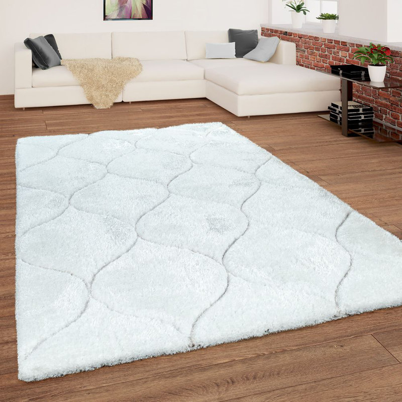Sero Geometric Shag Area Rug, Rectangular 200cm x 280cm