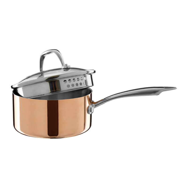 Minerva Copper Saucepan, 16W