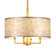 4-Light Natural Capiz Shell Drum Chandelier