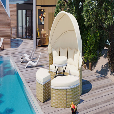 Ensemble de canapé modulaire d'extérieur rond Patio Furniture