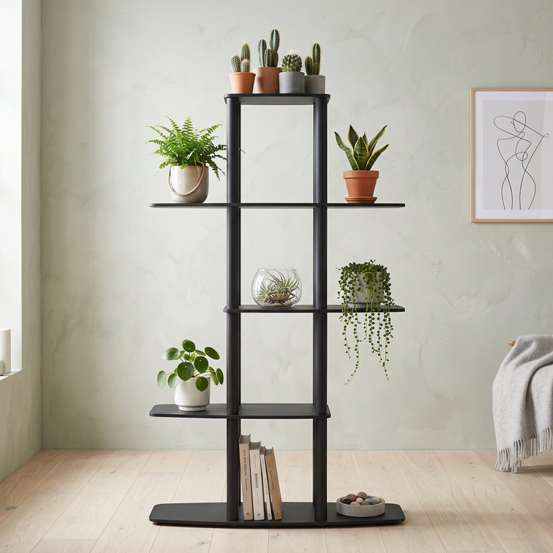 Grandes étagères verticales - Support pour plante, Noir