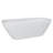 Deep Soaking Solid Surface Bathtub Minimalist Style For Modern Bathrooms