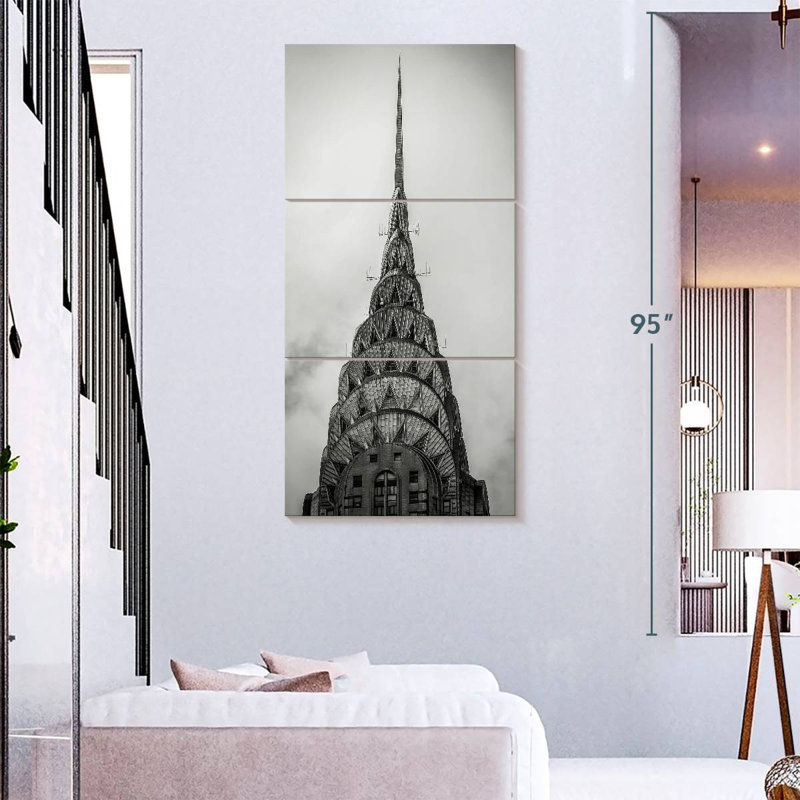 Chrysler Building, 75" H x 36" W
